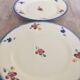 3 plates Mary Lou Digoin Sarreguemines