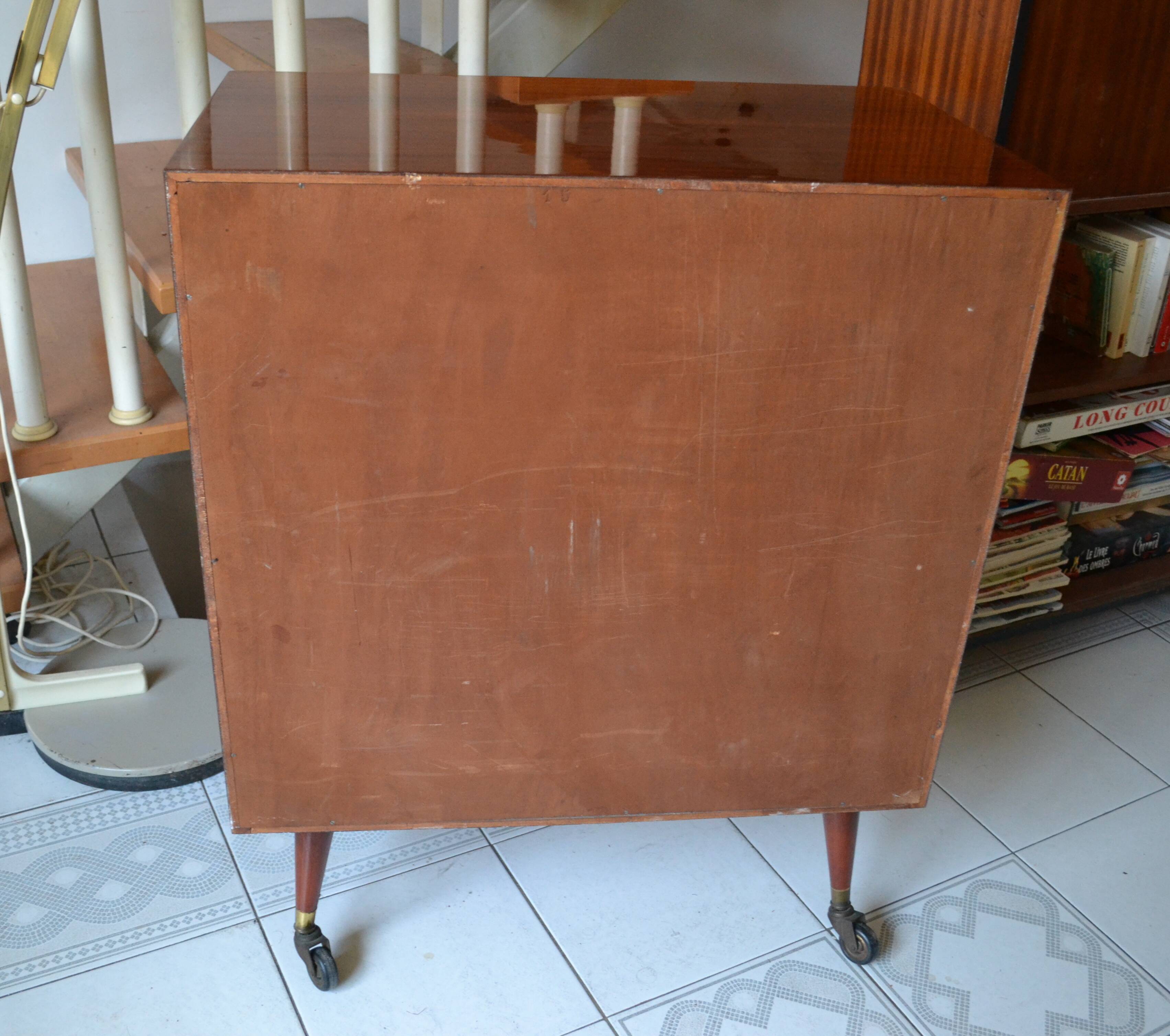 Vintage hifi furniture 60s/70s mahogany