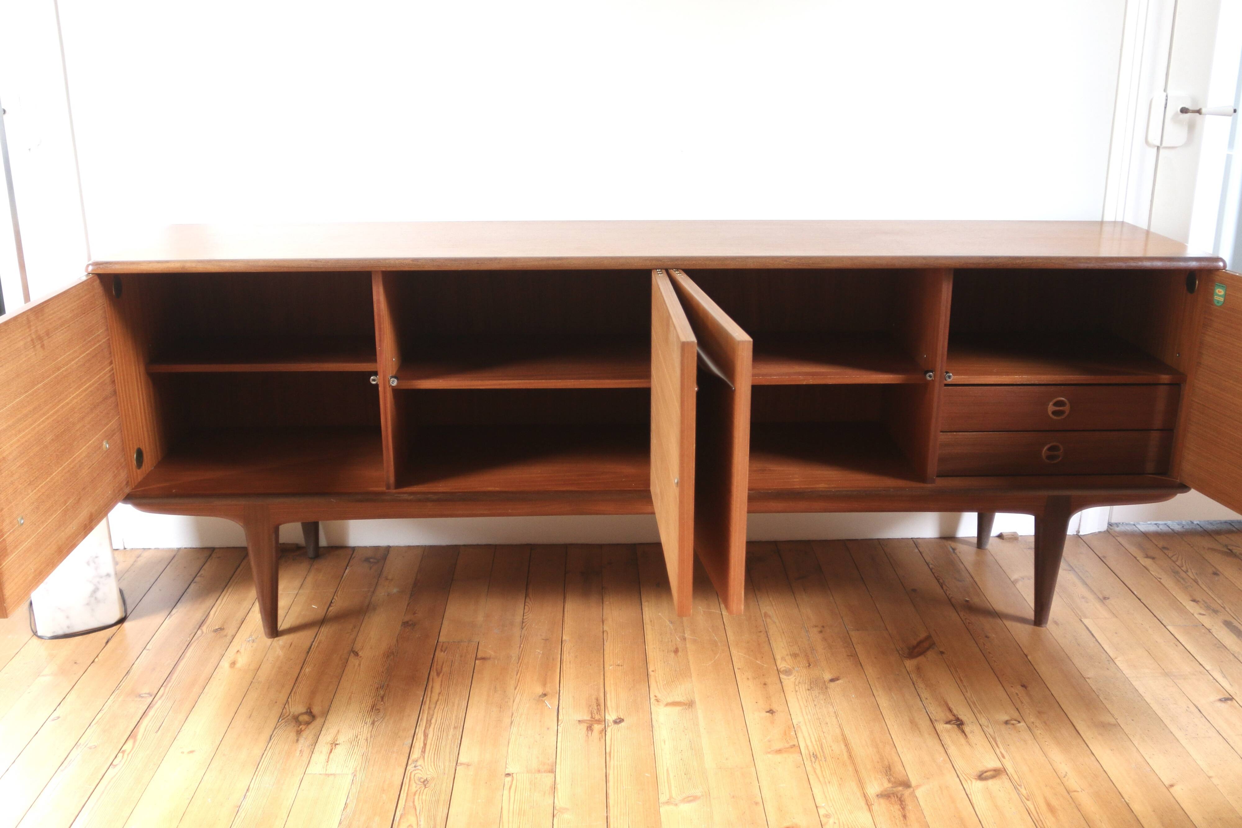Vintage Scandinavian teak sideboard