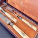 12 Robert Linzeler knives and leg of lamb set for Jules Piault Paris