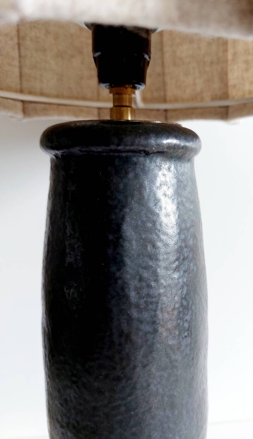 Vintage terracotta lamp