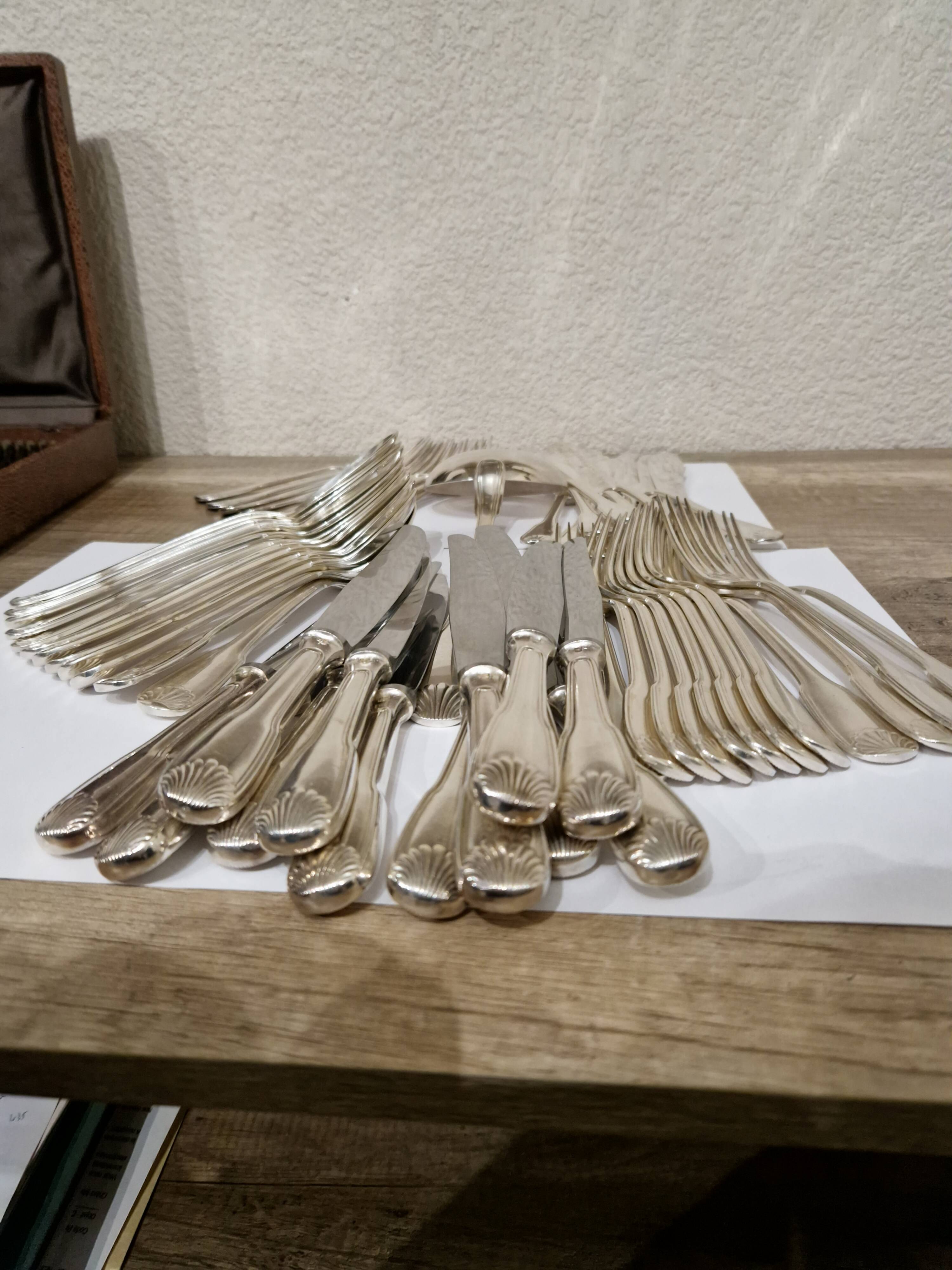 Ménagère Ercuis France - Service De Couverts Vintage - Occasion