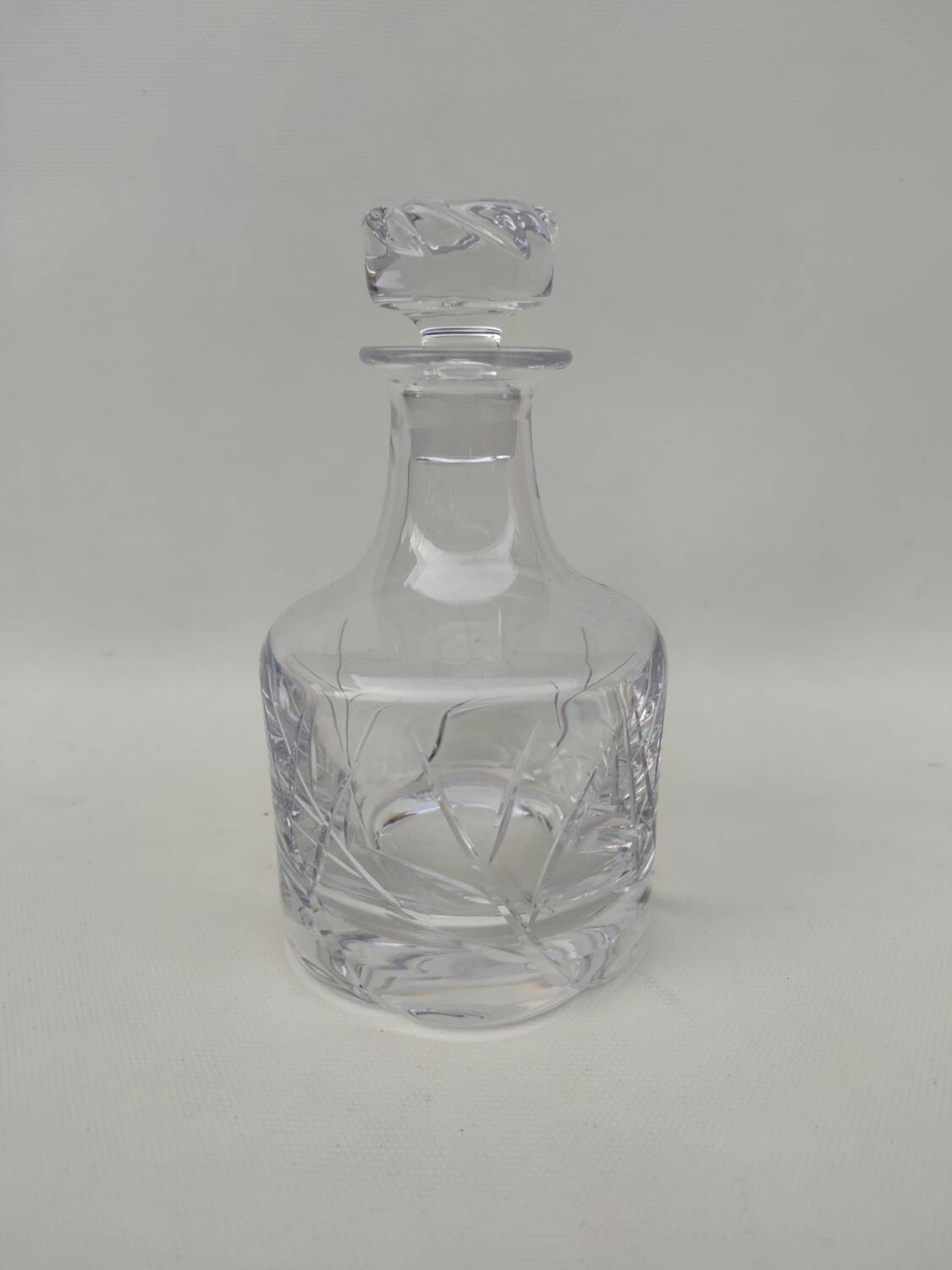 Daum crystal whisky decanter. Bleneau model.