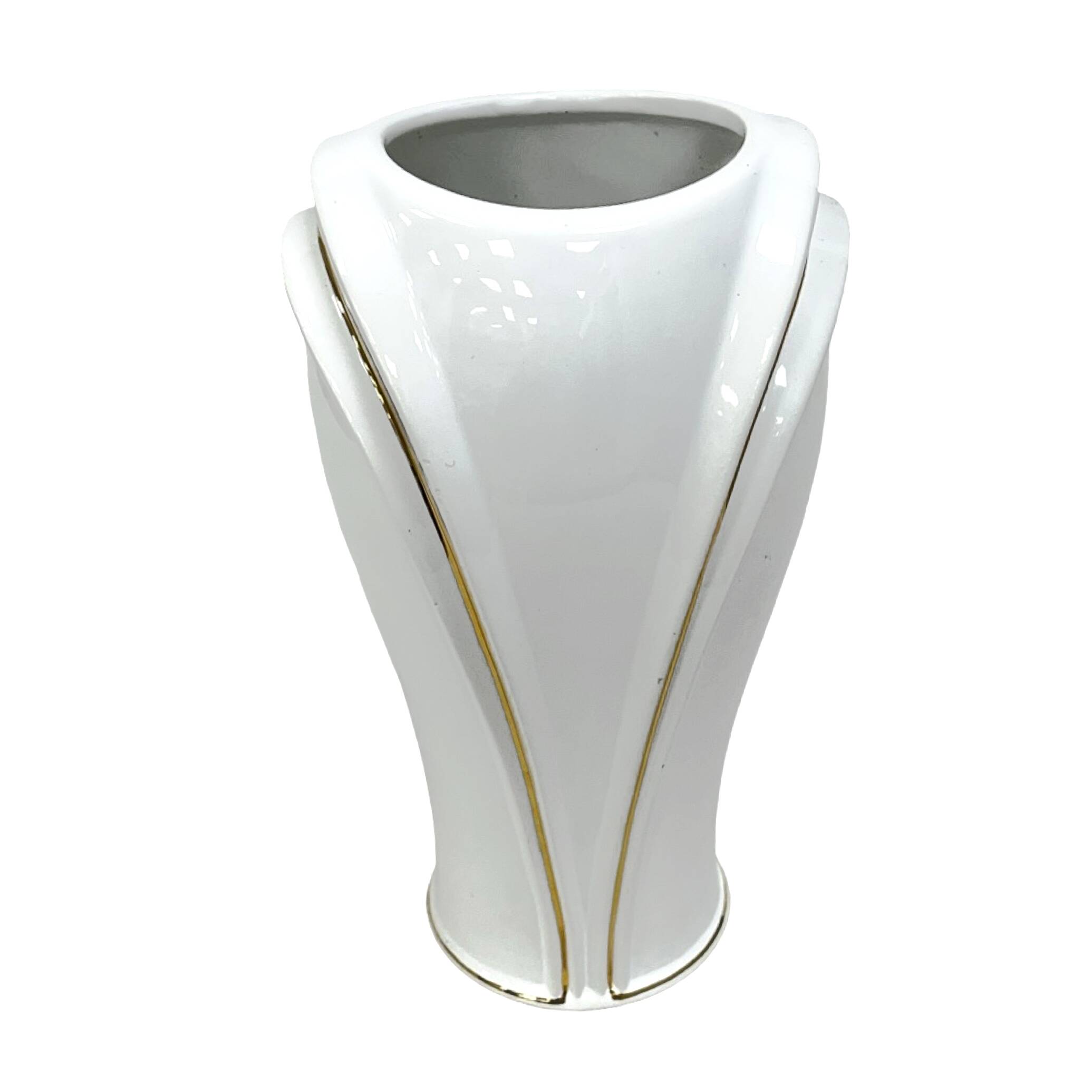 Elegant Porcelain Vase Welz Pfungstadt, Germany 1970s