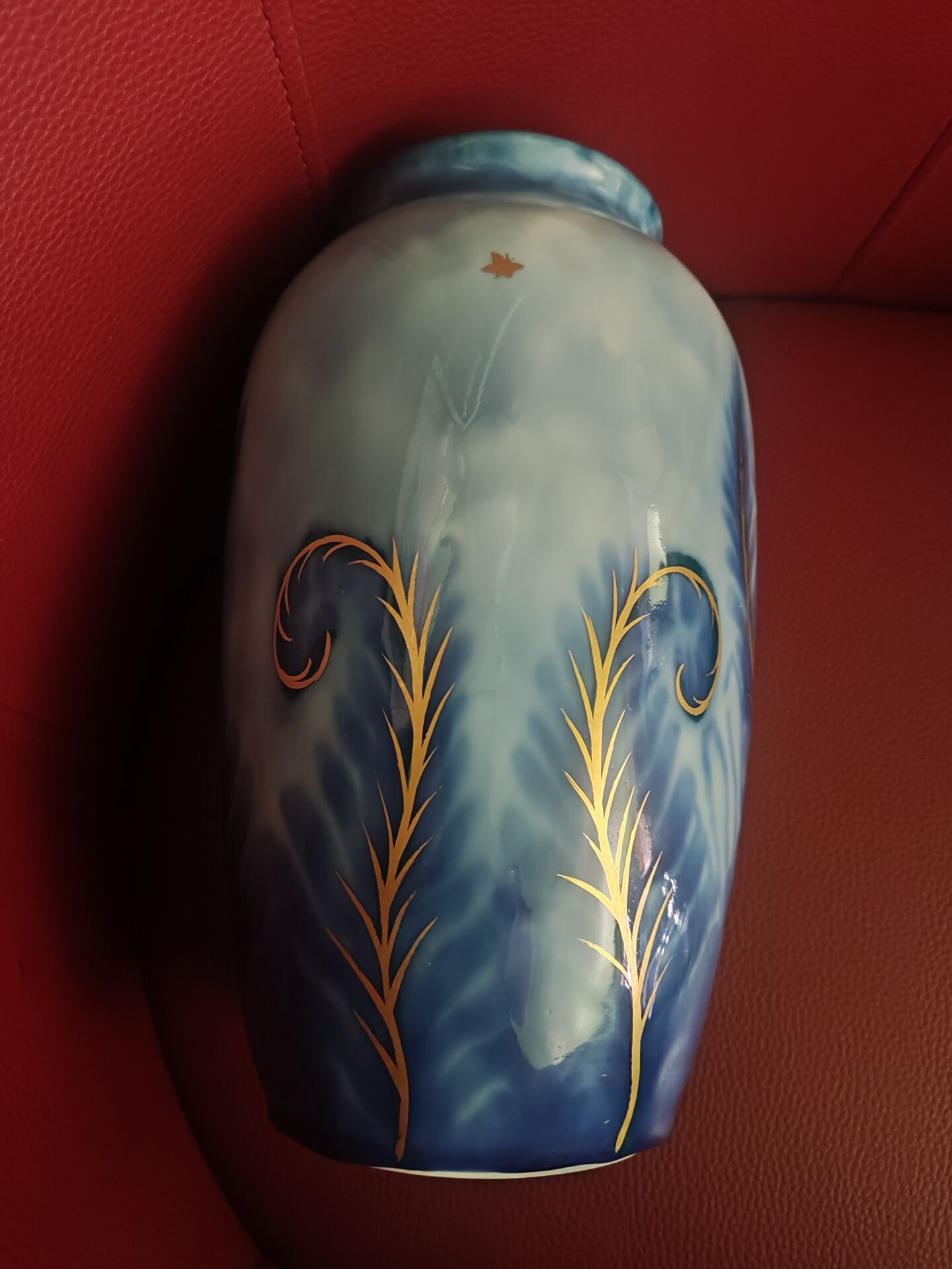 Limoges porcelain vase signed by Camille Tharaud