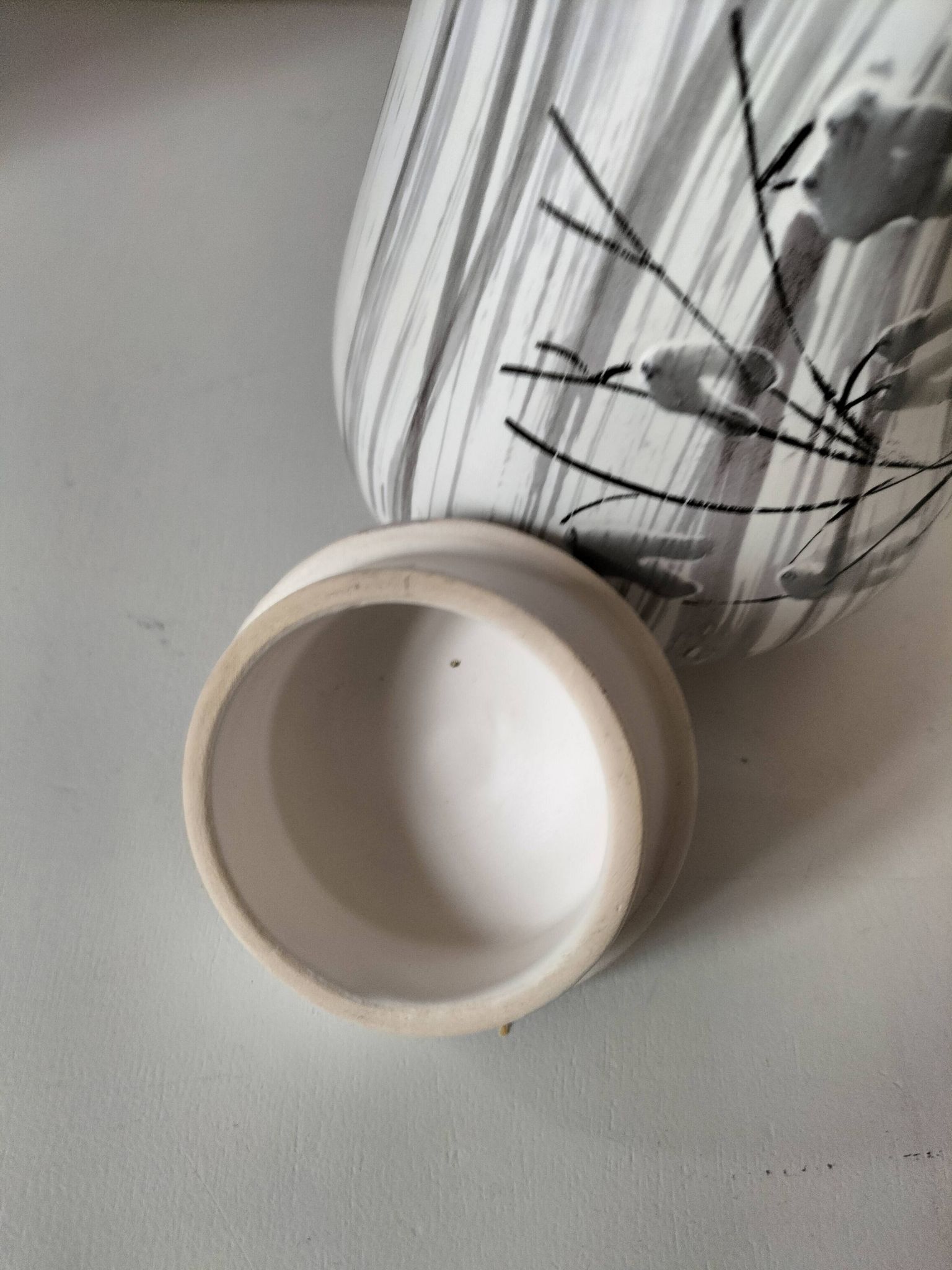 Cafetière Niderviller décor Chatons – faïence expressive années 50