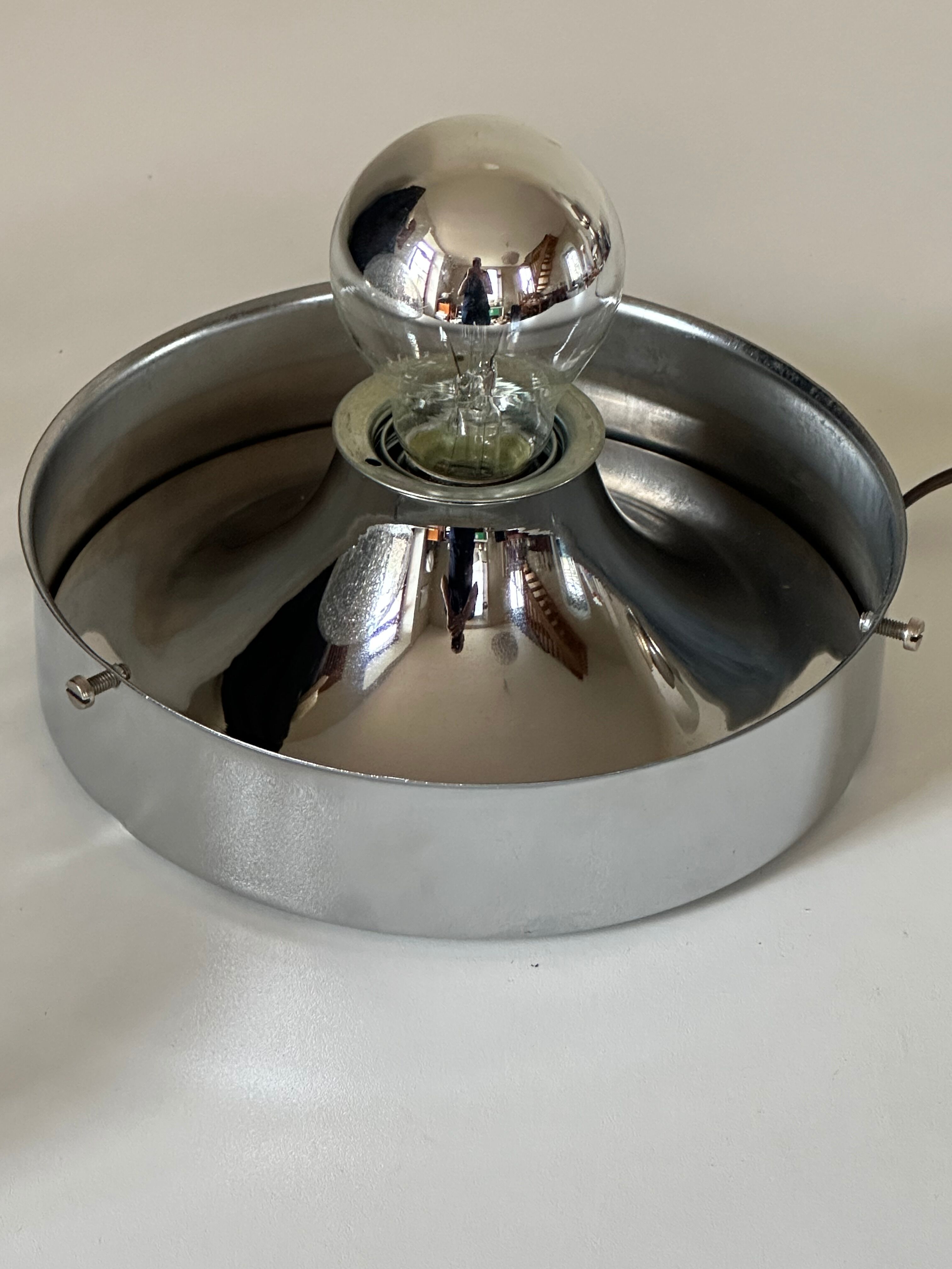 Bubble glass lamp vintage design 70 years