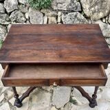 Louis XIII Style Walnut Writing Table, 19th Century