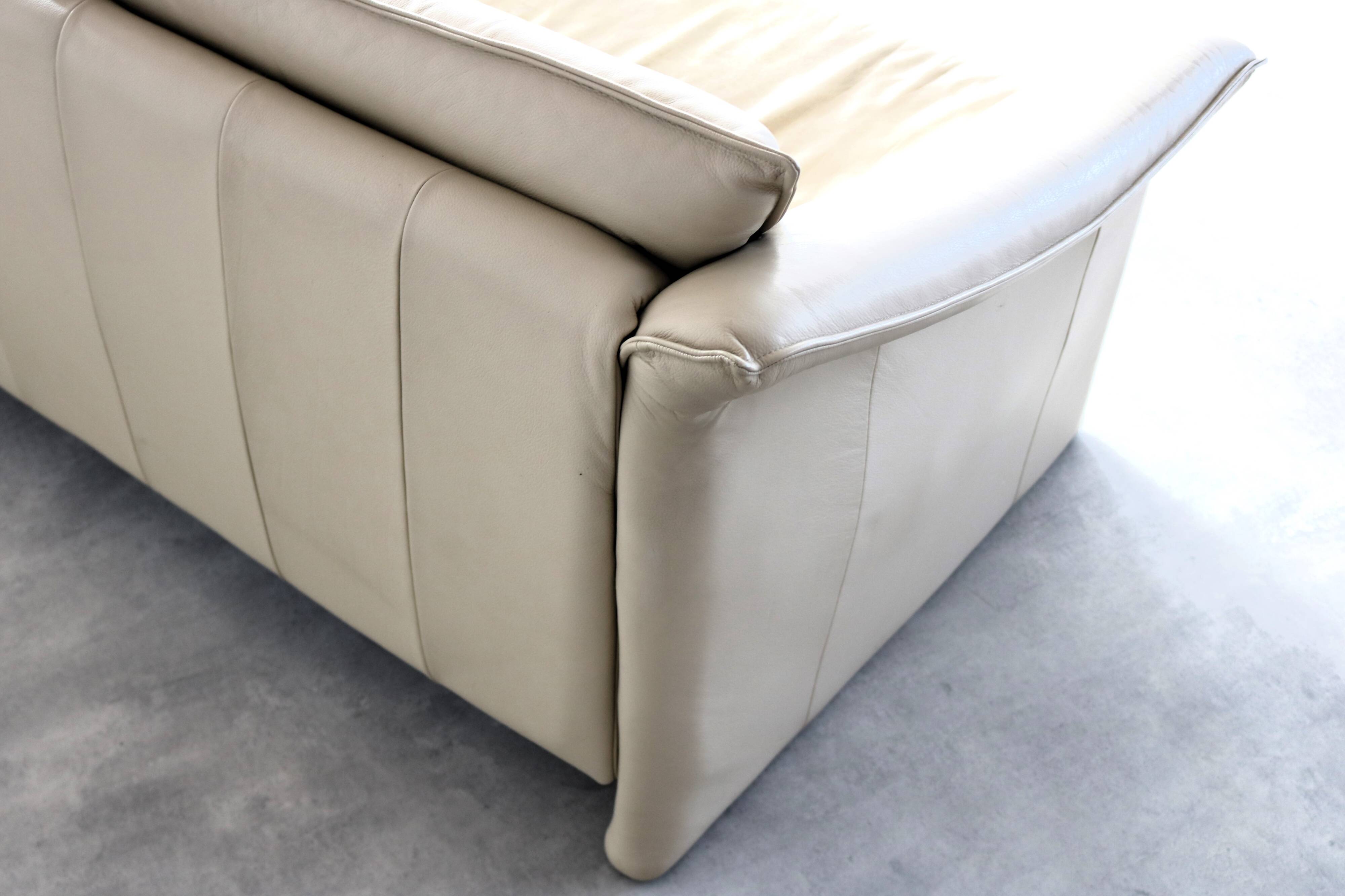 Canapé vintage en cuir