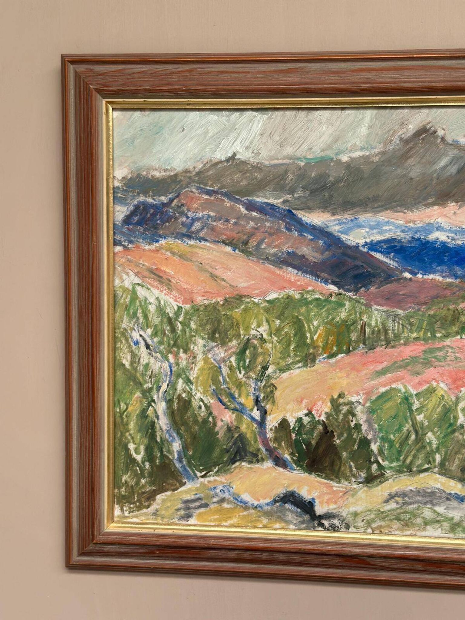 Original Swedish Oil On Panel – Jämtland By John Hedman – Dated 1946
