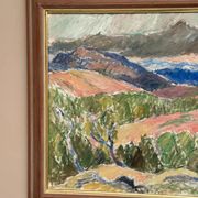 Original Swedish Oil On Panel – Jämtland By John Hedman – Dated 1946