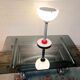 Mid-twentieth century chrome and smoked glass coffee table