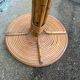 Parrot coat rack in vintage rattan 1970