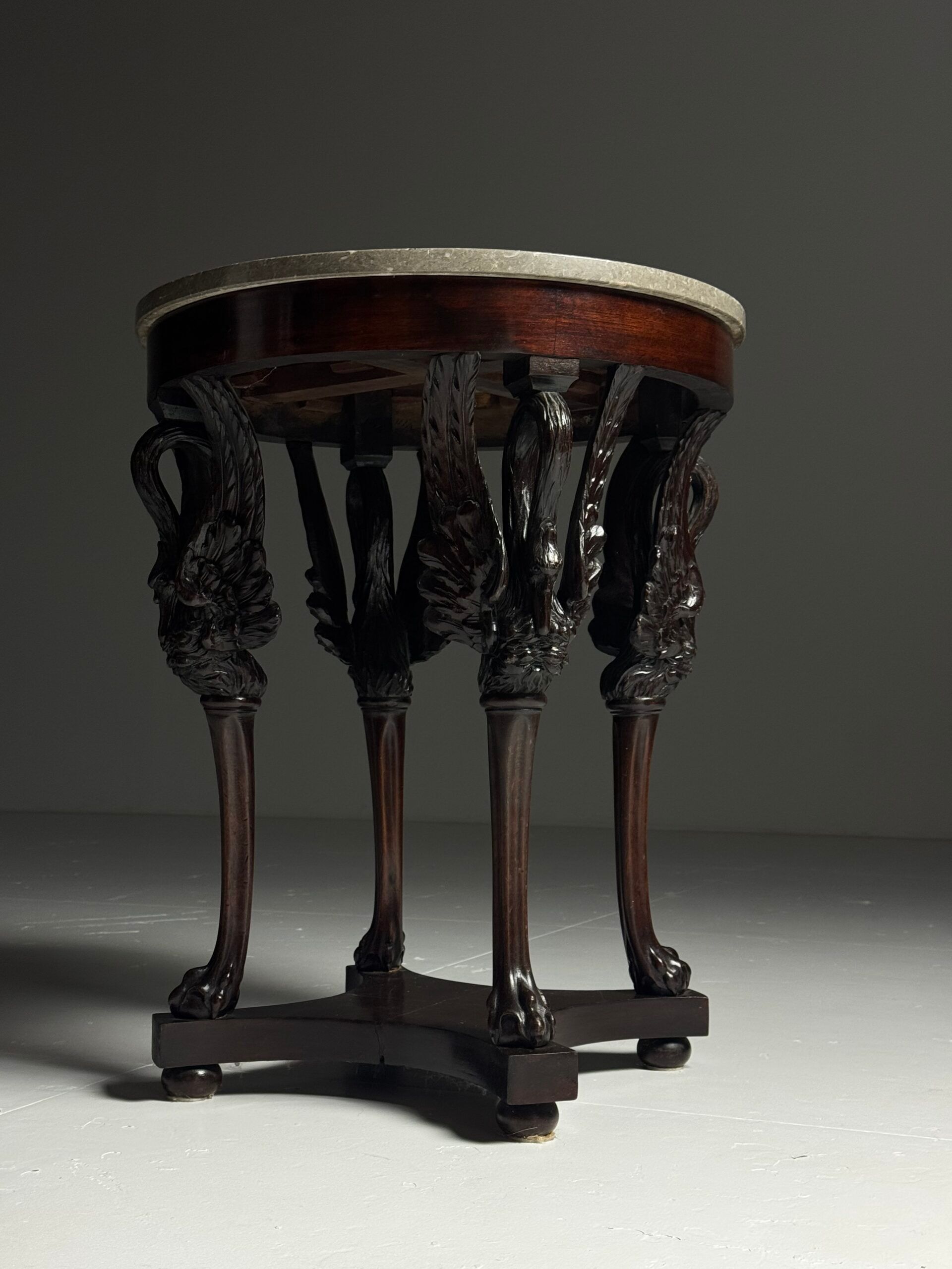 Empire gueridon 19th century mahogany