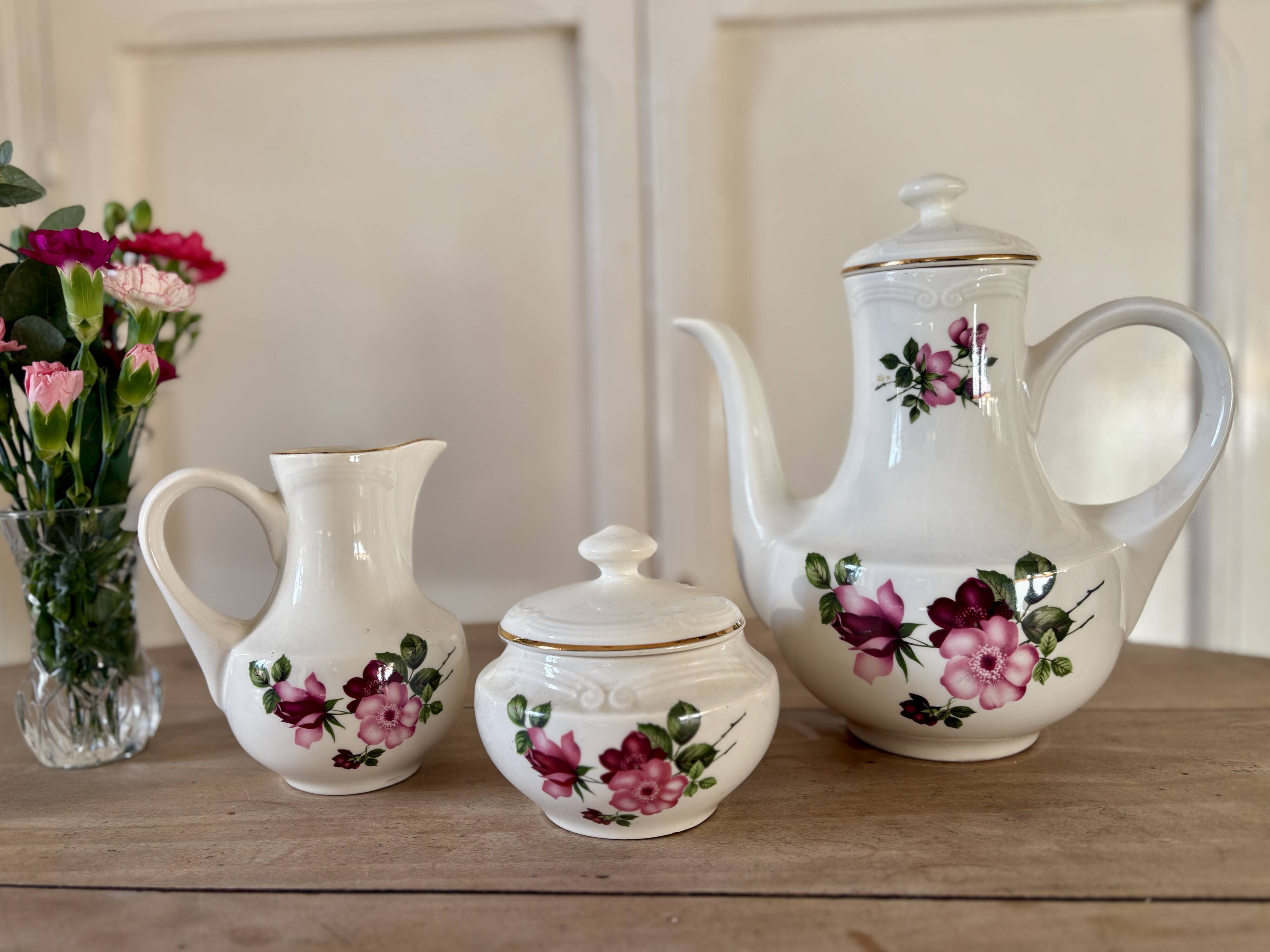 Vintage tea or coffee set - Chinon de Gien model