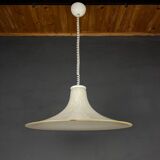 Beige Murano Glass Pendant Light from the Mid-Century, Italy, 1970s