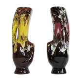 Pair Soliflores Vallauris/vintage/vase