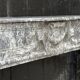 Louis XVI fireplace in gray marble Saint Anne, eighteenth century