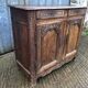 Antique Louis XV style solid oak sideboard with 2 drawers and 2 doors