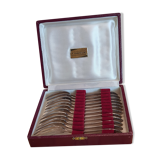 Service fourchettes à gâteau - argent - 12 pièces