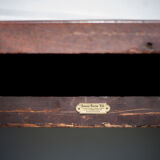 Wood console, marquetry, English furniture, James Reeve Ltd, wood furniture