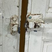 Pair of woodwork doors at the end of the 19th century in fir