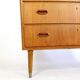 Commode en teck trois tiroirs