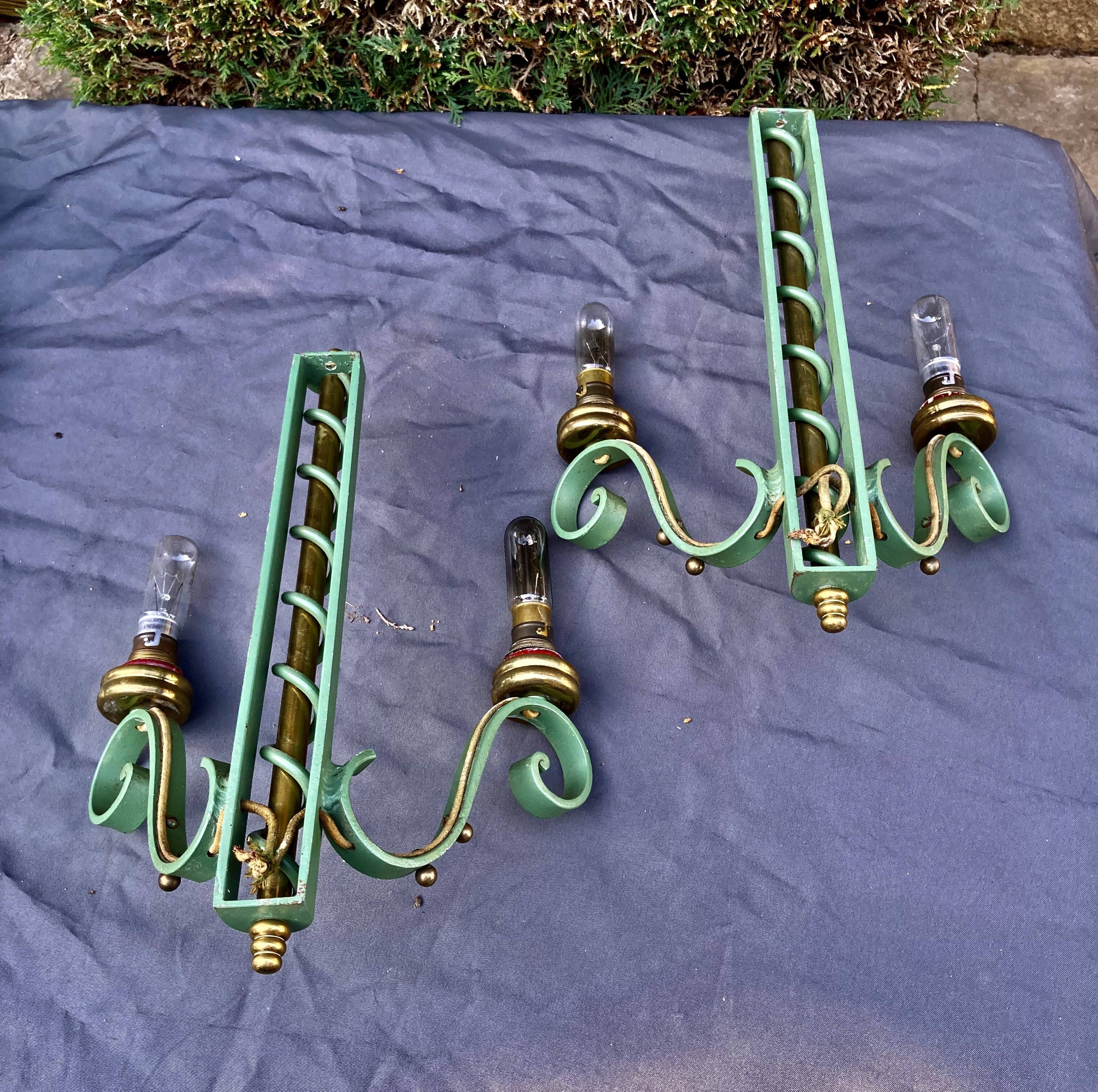 Pair of wall lamps 1940/1950