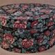 Vintage sewing box flower fabric