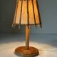 Vintage rattan lamp from the 60s