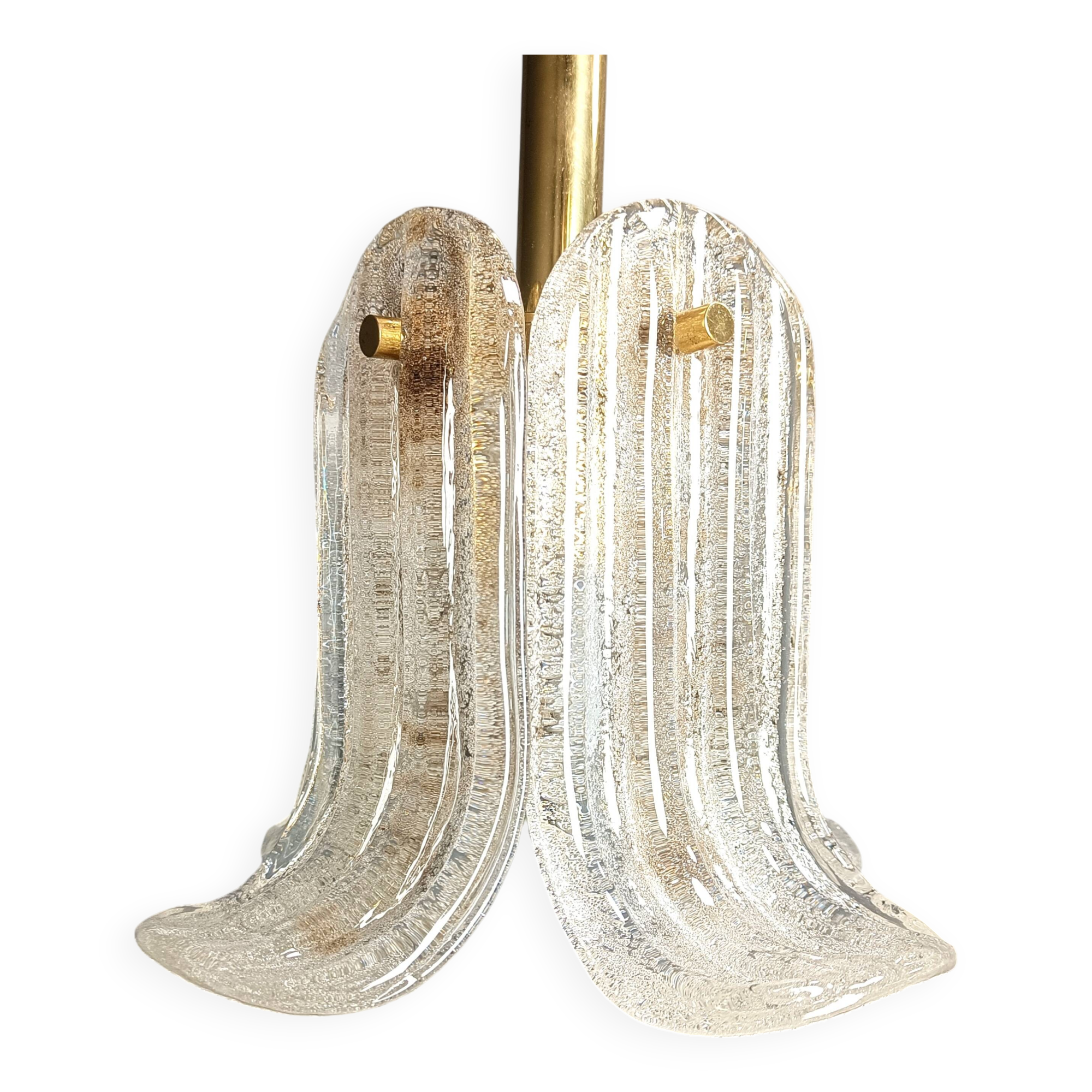 Vintage pendant light by Glashutte limburg, 1960s