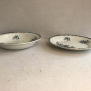 Pair ancient dishes Terre de fer
