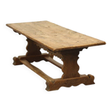 Rustic farmhouse oak refectory coffee table