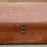Old brown suitcase