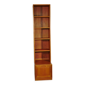 Bibliothèque en teck Skandi Design années 70 étagère 4