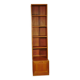 Teak bookcase Skandi Design 70s shelf 4
