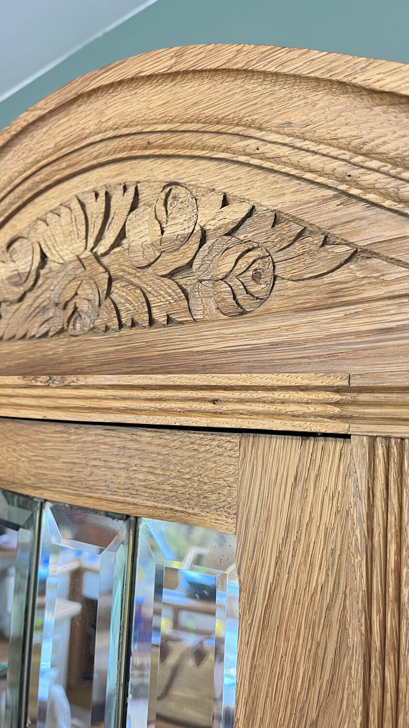 Beveled mirror dresser