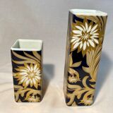 Ensemble de 5 vases cobalt