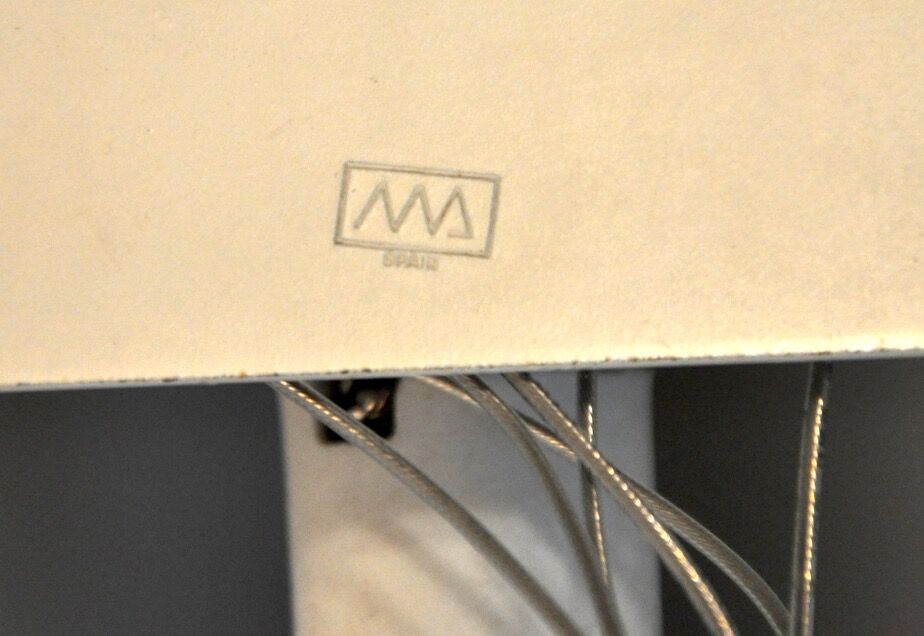 Vague wall lamp by Métalarte, Spain, 1970