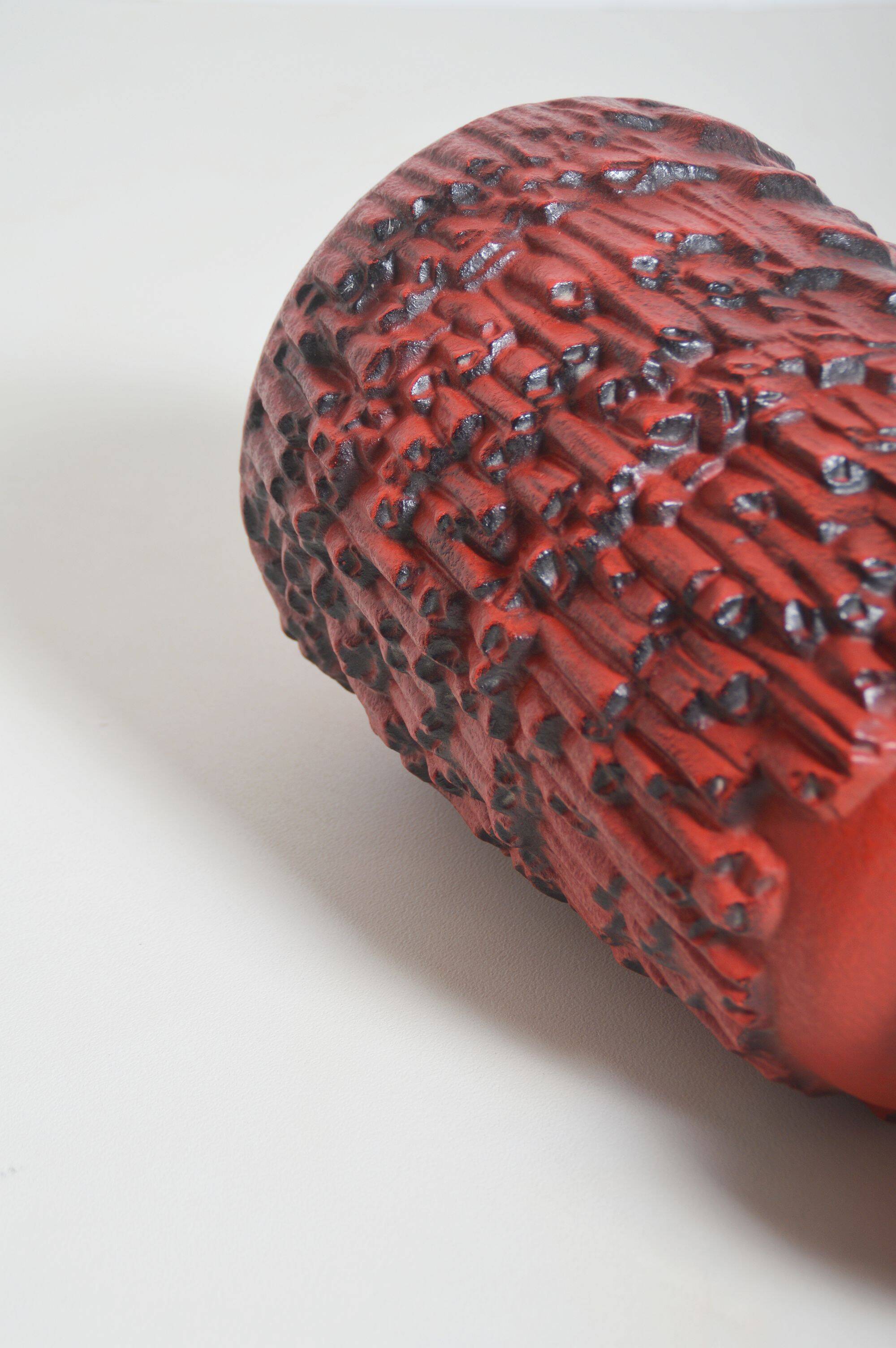 Basalt floor vase designed by Dieter Peter for Carstens Tönnieshof, 1960s