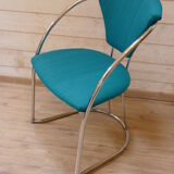 Chrome design armchair