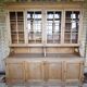 Glass library of a medical school in solid oak from the 1950s.