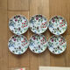 6 porcelain mignardise plates from Paris Herbier