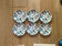 6 porcelain mignardise plates from Paris Herbier
