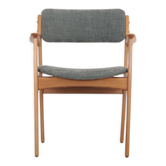 Fauteuil en hêtre, design danois, années 1960, Erik Buch