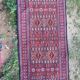 Berber carpet, woven and embroidered, wool 204 x106 cm 20th century