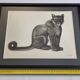 Print after Gorges Guyot, "panther", 1937, framed, 41 x 32 cm