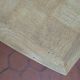 Table d'appoint vintage, plateau damier et pieds compas - Années 50/60