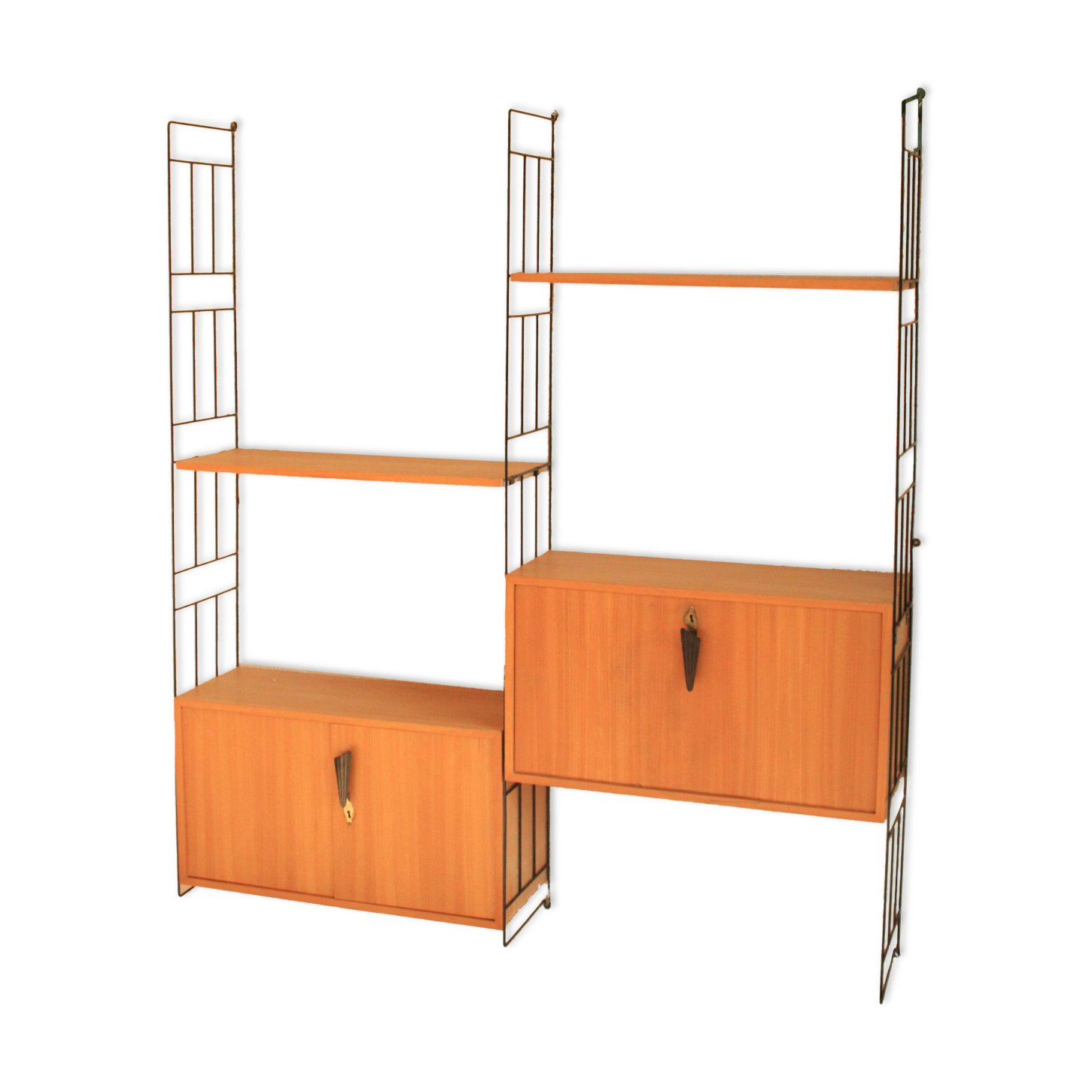 Wall floor, furniture with secretary box 50s