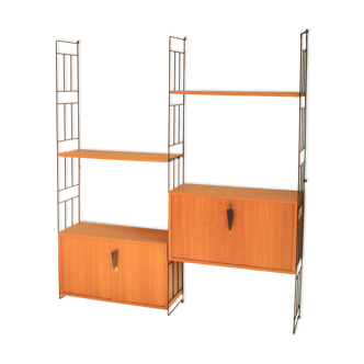 Wall floor, furniture with secretary box 50s